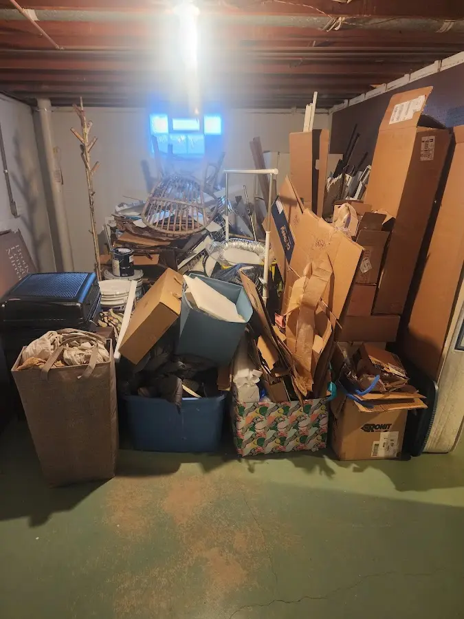 Roll-off dumpster container at job site for 15 Yard Dumpster Rental in Templeton